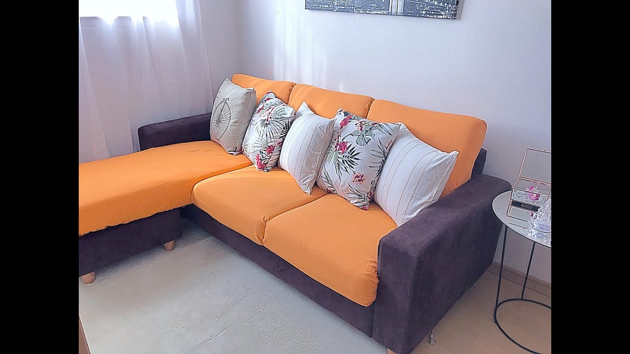 DIY: Como fazer capas para sofá gastando pouco - YouTube