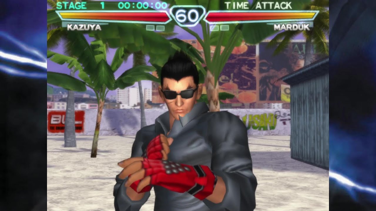 Tekken 4 on PCSX2 - Time Attack with Kazuya Mishima