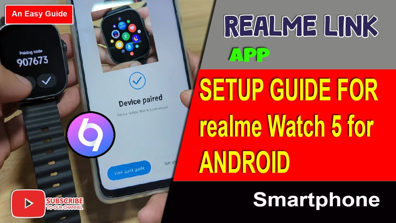 Как подключить умные часы Realme Watch 5 к телефону с помощью приложения Realme Link на Android