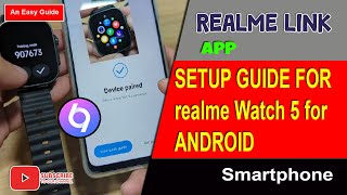 How to Connect Realme Watch 5 Smartwatch to Phone with  Realme Link App on Android  screenshot 2