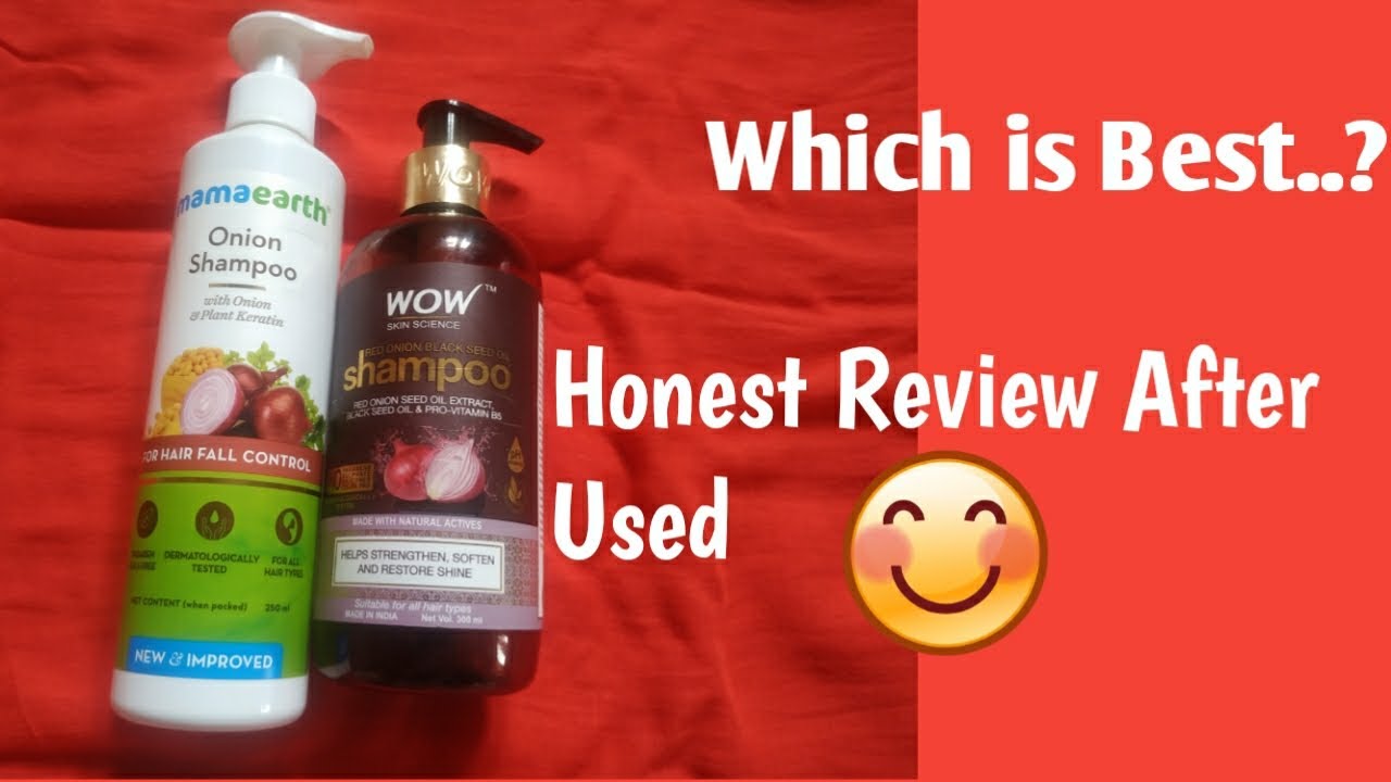 Mamaearth onion shampoo v/s Wow onion shampoo कन सा बेस्ट है. ସବୁୁଠୁ ଭଲ shampoo #haircare