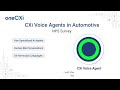 CXi Voice Agents for Automotive | NPS Survey