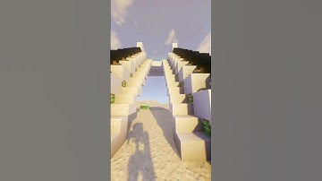 How do you hide stairs in Minecraft🤯 #shorts #mythpat #mcpe