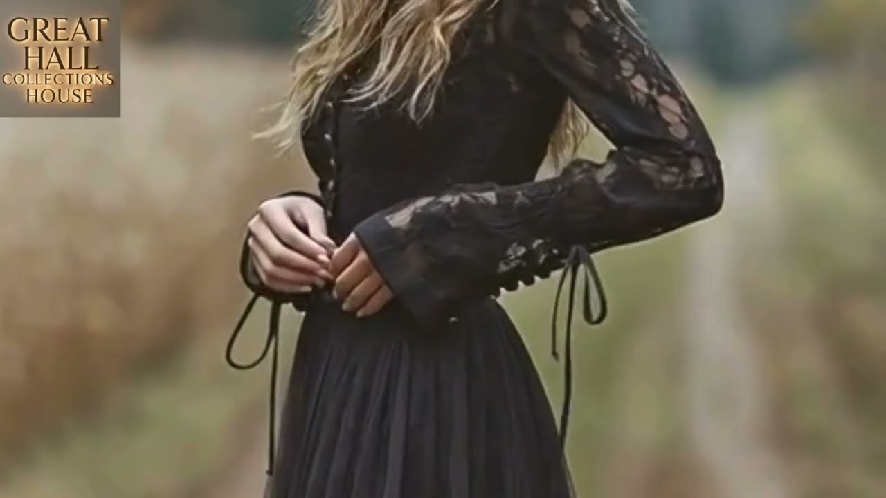 mericana Lace Long Sleeve Maxi Dress – Romantic Tiered Wedding Guest Gown