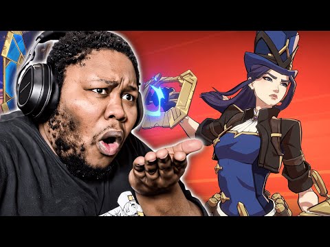 SHE HAS AEGIS REFLECTOR?! 2XKO Caitlyn Reveal REACTION