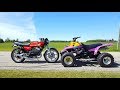 Yamaha Banshee 350 vs Yamaha Rd 400!!! (The FASTEST 2 Stroke Race)