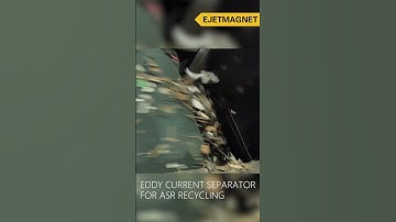 Eddy current separator for ASR Recycling #eddycurrentseparator#asr