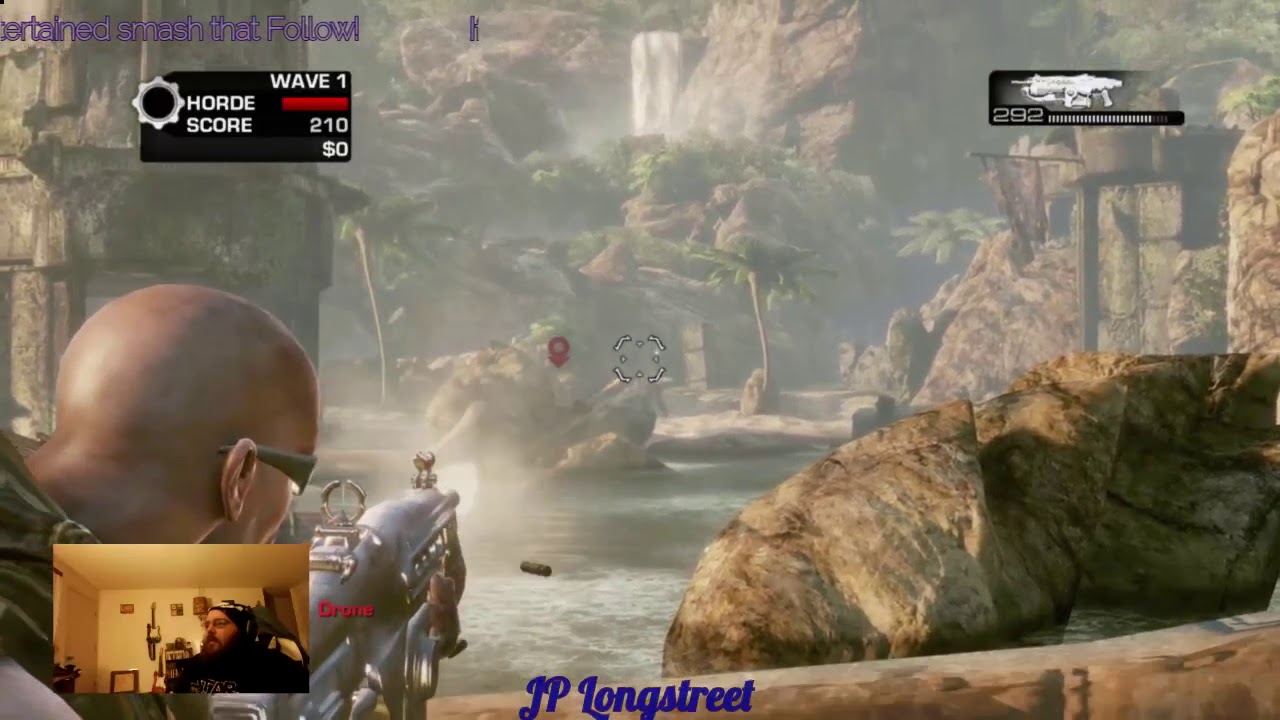 Gears of War 3 Horde Mode gameplay with friends