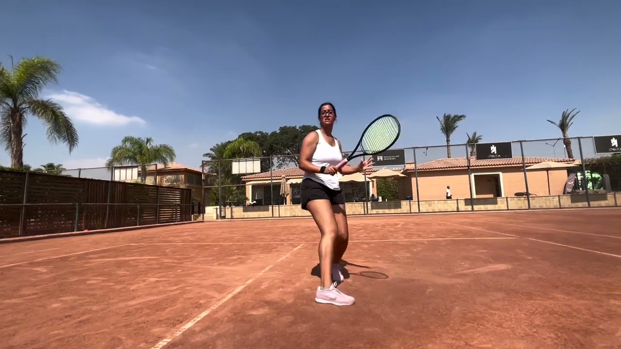 Tennis Training with Lina Sarhan