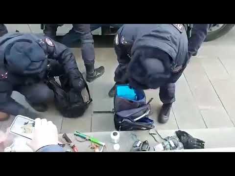 Видео, снятое на месте задержания жителей Омска