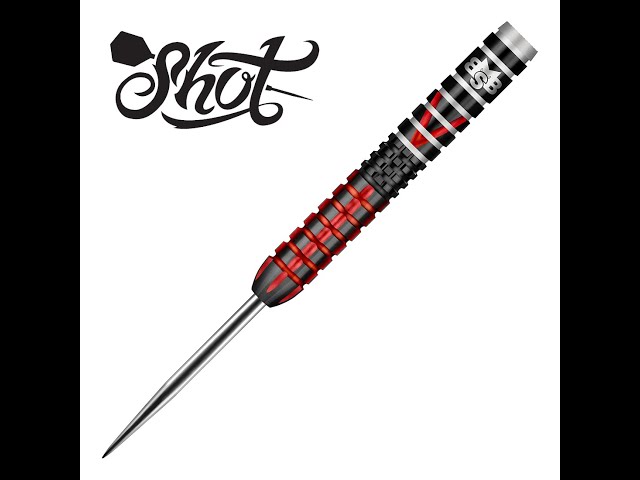 Shot Michael Smith Defiant Steel Tip Darts - 90% Tungsten - 25