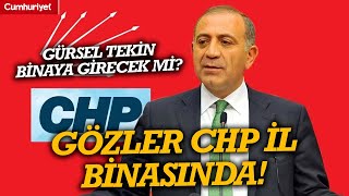 Gözler Chp İl Binasında Gürsel Tekin Saat Vermişti Binaya Girecek Mi?