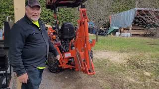 Home improvements with the Kubota B2601 and BH70 backhoe.