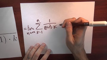 What is sum 1/((k+1) * k)? - Week 2 - Lecture 5 - Sequences and Series