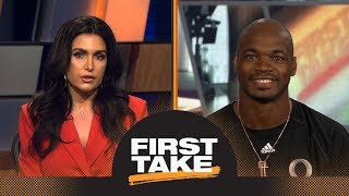 Adrian Peterson talks Le'Veon Bell, Saquon Barkley and Kirk Cousins | First Take | ESPN