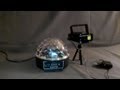 Обзор светомузыки (Crystal Magic Ball и Party Laser)