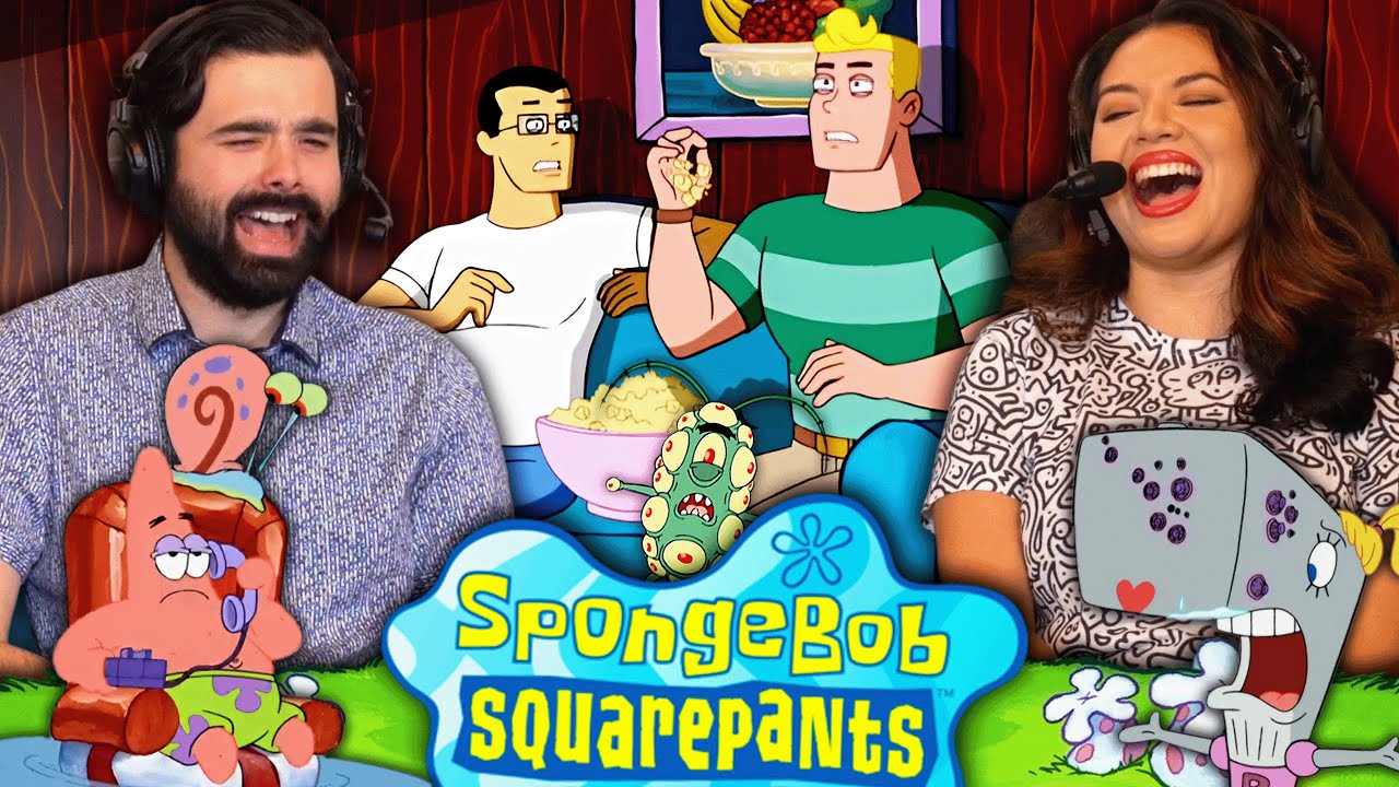 We Watched SPONGEBOB SEASON 8 EPISODE 11 AND 12 For the FIRST TIME! MERMAIDMAN BEGINS
