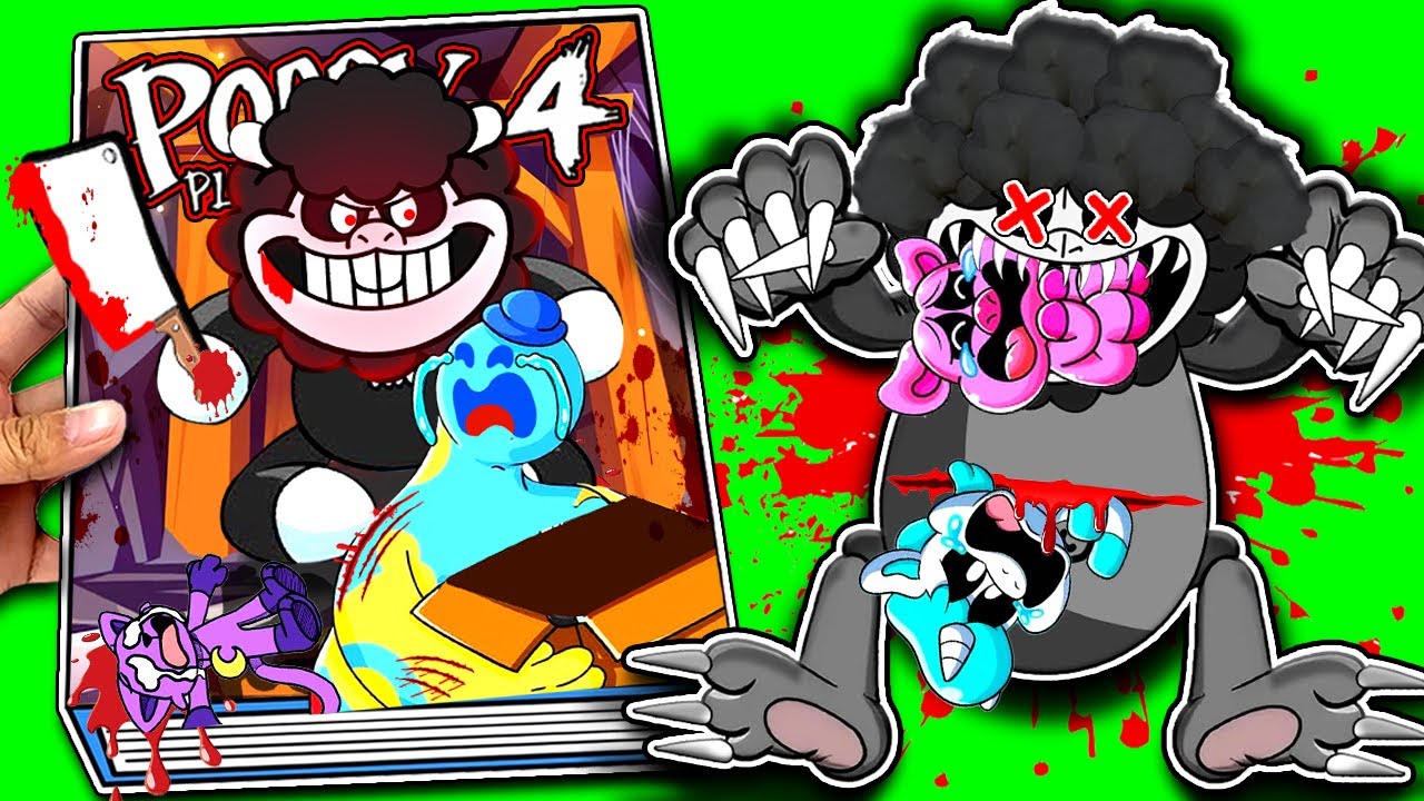 Making POPPY PLAYTIME 4 Game Book+(Baba Chops Squishy) - YouTube