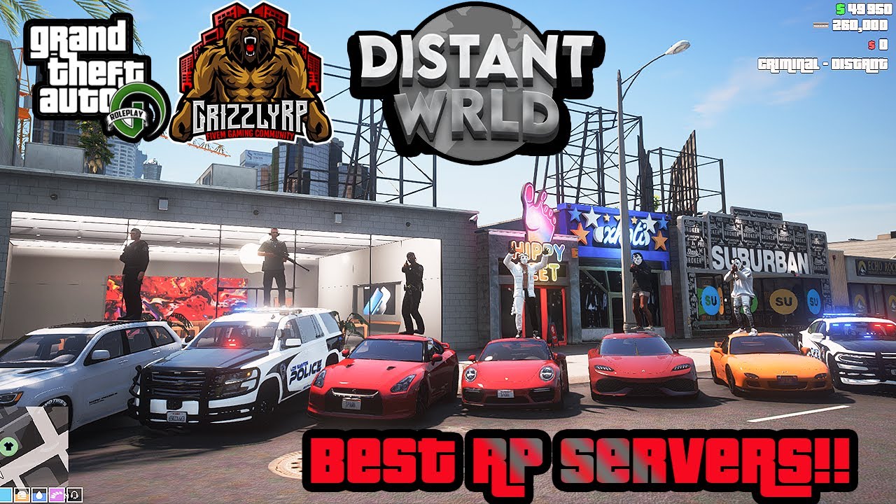 Top 5 Best *FREE* Fivem GTA Roleplay Servers (2021) How to Join