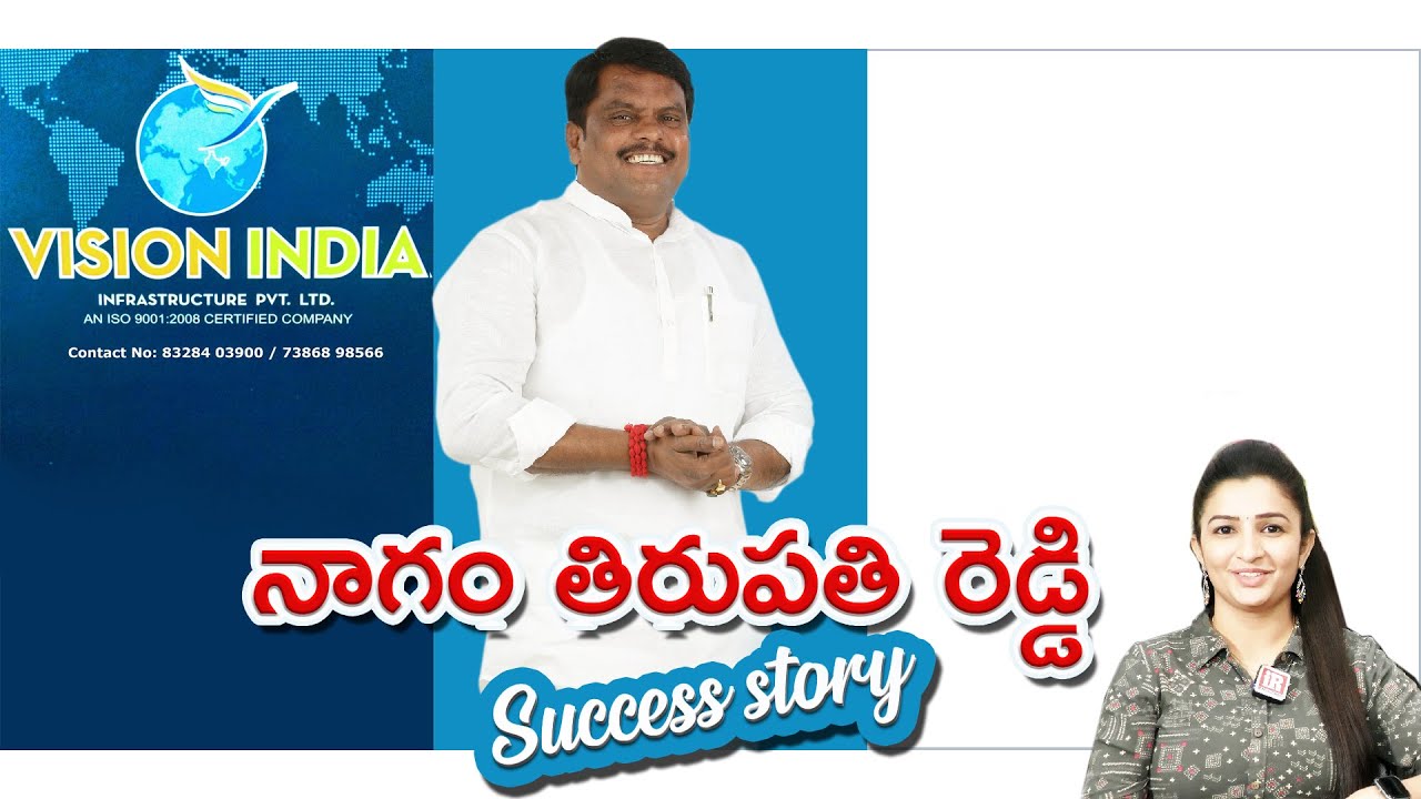 Success Story Of Vision Group Chairman Dr.Nagam Tirupathi Reddy Exclusive Interview | iReporting