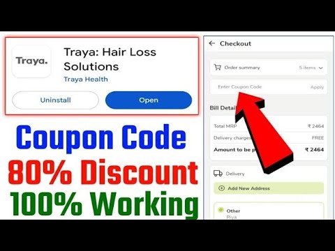 Traya Coupon Code 2025 | Traya Coupon Code Latest | Traya Promo Code ...