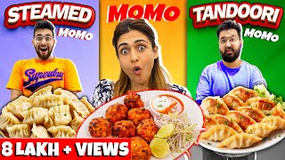 😋🥟 Eating The BEST MOMOs For 24 Hours Challenge 🥟😋 screenshot 3