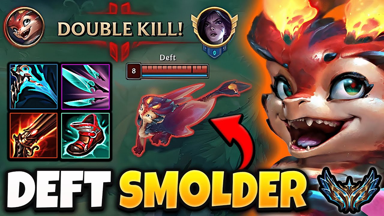 Smolder vs Kaisa ADC [ KT Deft ] Patch 14.3 Korea Challenger ✅