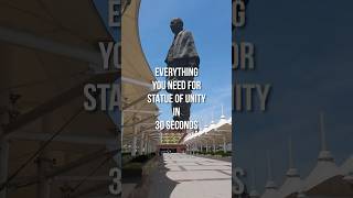 Everything you need for Statue of Unity in 30 seconds #roadtrip #curlywavyroutes #statueofunity