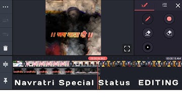 Navratri Special Whatsapp status video editing | Kinemaster navratri special status video edit