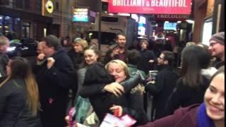 On Broadway with "Spring Awakening" cast