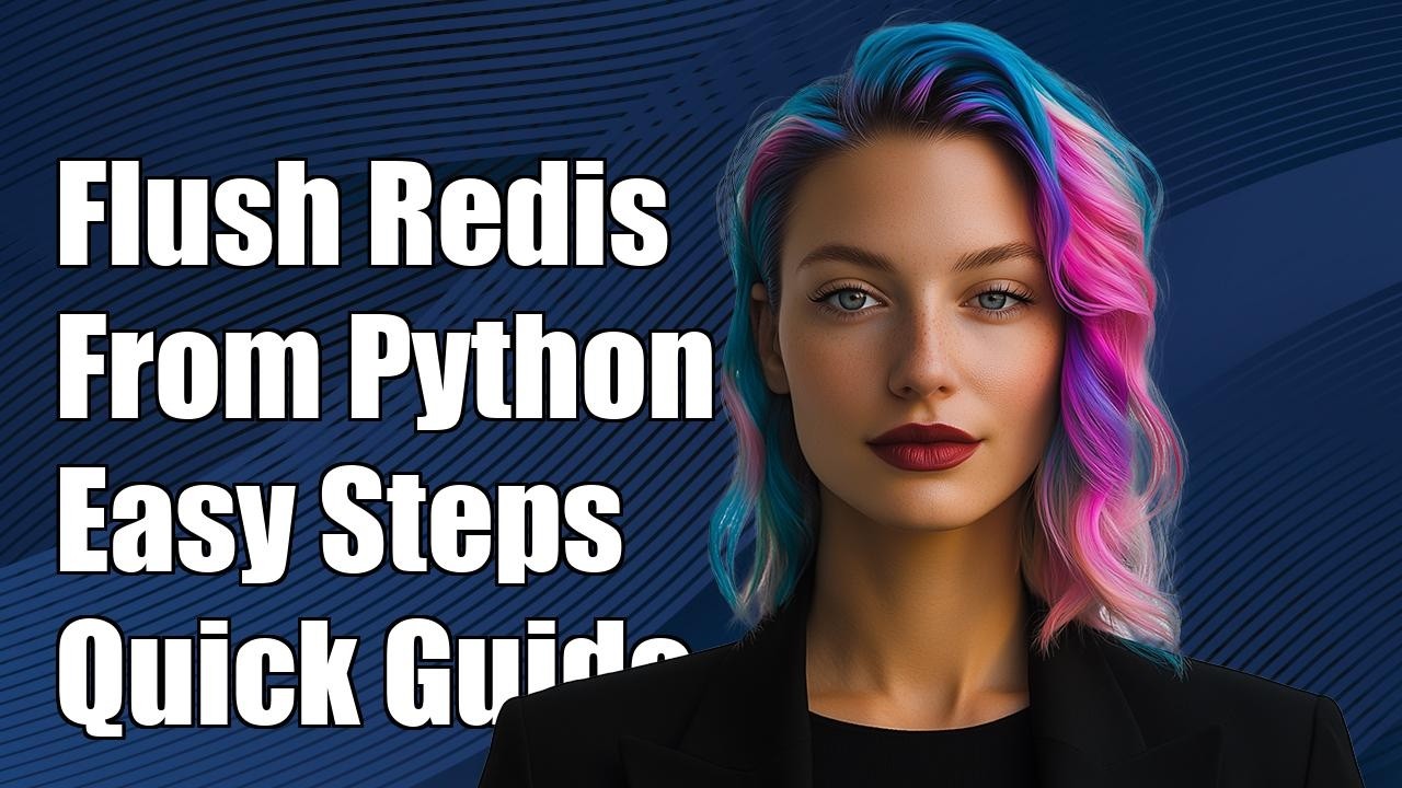 How do I to flush redis db from python redis? - YouTube