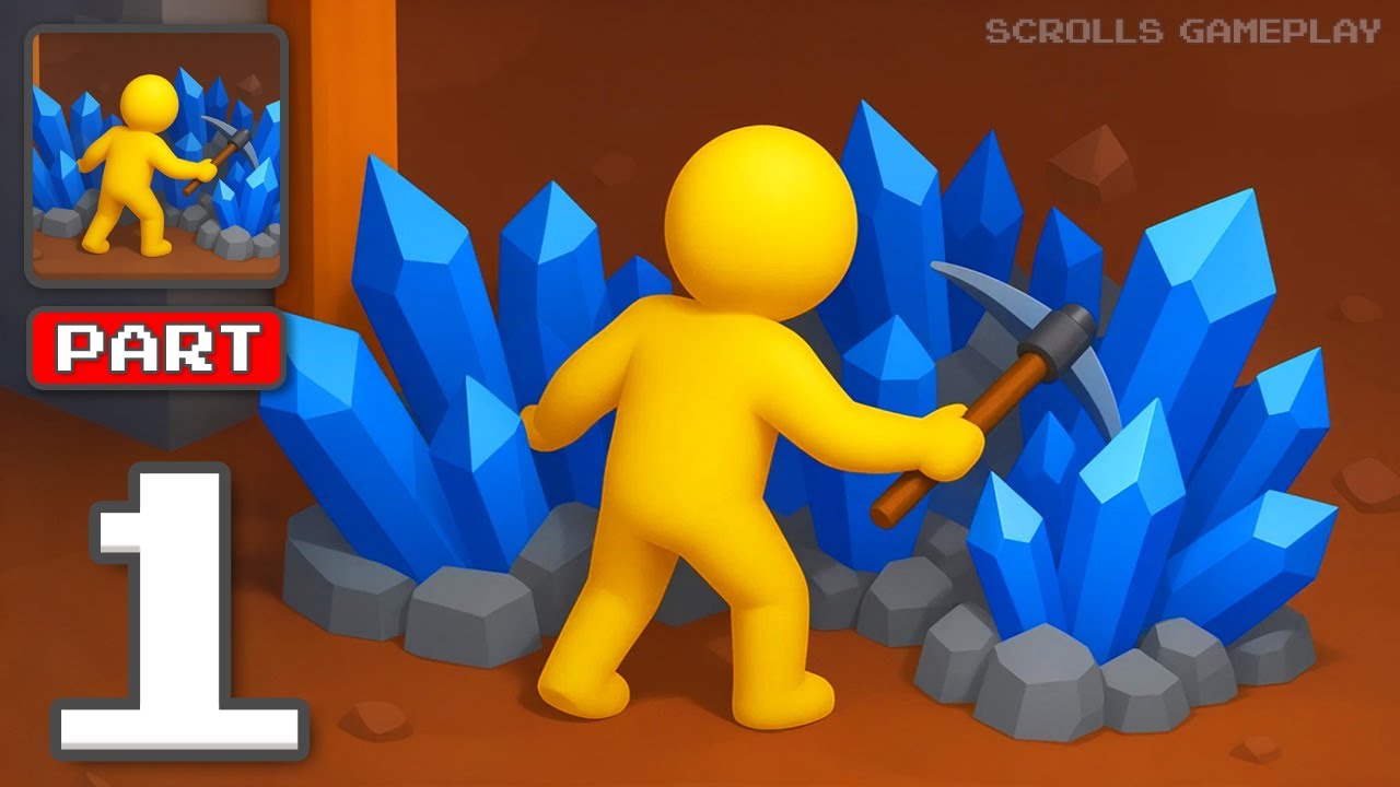 Digging Universe - Gameplay Walkthrough Part 1 - Mine Planets Find Treasures (iOS, Android)