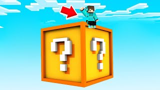 MINECRAFT SKYBLOCK TAPI PULAUNYA GIANT LUCKY BLOCK 😯😲‼️