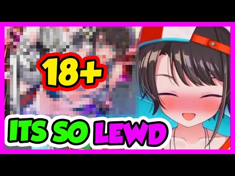 SUBARU IS SURPRISED SEEING A SUPER LEWD ART OF HER DRAWN BY AKASA AI [Hololive/Eng sub] [Subaru]