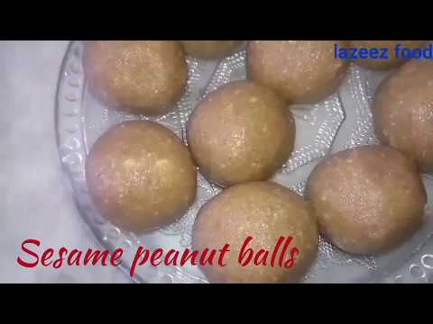 Sesame peanut balls