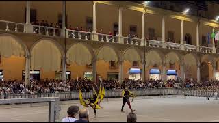 GARE INTERNE FAENZA 2023 SBANDIERATORI E MUSICI RIONE NERO SINGOLO