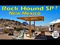 Camping at Rock Hound State Park, New Mexico