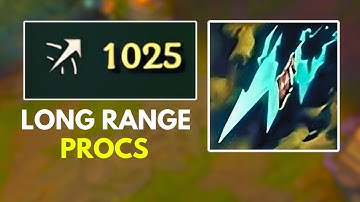 This CHAMPION with INSANE 1000+ ATTACK RANGE AP STATIKK SHIV PROCS (LEAGUE OF LEGENDS)