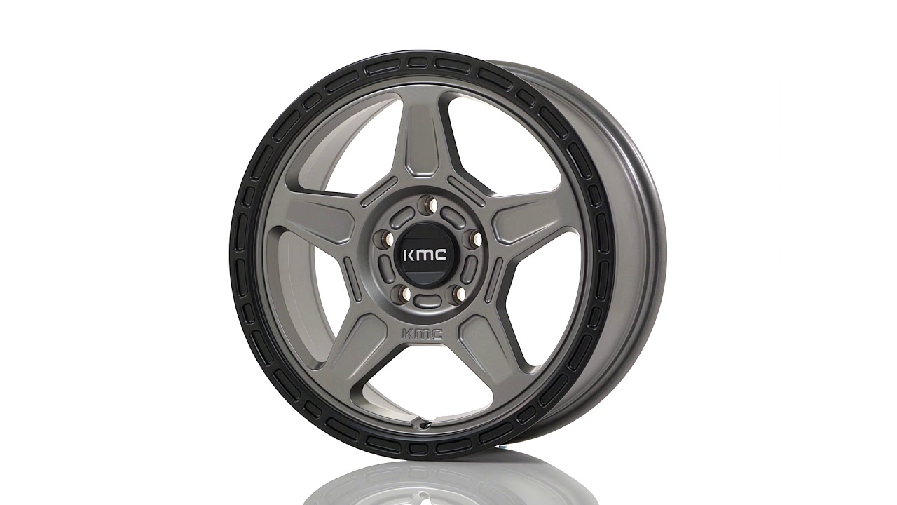 KMC KM721 Alpine Satin Gray | Custom Wheels Express