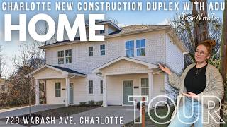 Charlotte New Construction Duplex with ADU | 729 Wabash Ave