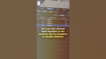 Quick ways to edit markers in #logicpro #logicprox #logicprotips #musicproduction #mixing