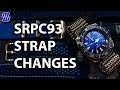 Seiko Samurai SRPC93 "Save the Ocean" Strap Changes!