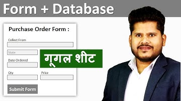 WOW ! Create Super Easy Modern FORM in Google Sheets - Google Sheet Forms Tutorial