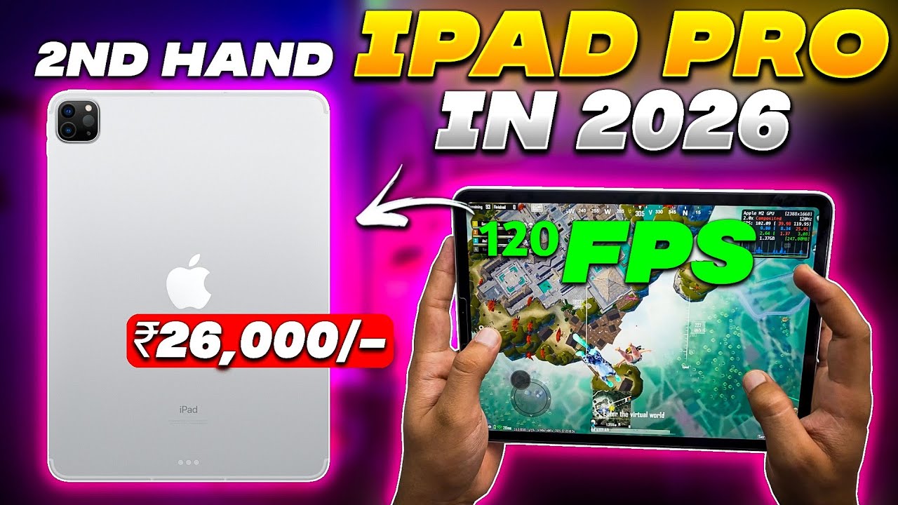 Used iPad Pro 2020 Review in 2026 📱 120FPS Gaming Test | Still Worth ₹26,000?