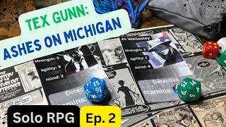 Solo RPG / Noir / Powered by Daring & Dangers from @magehammersgametable and the D6 Saga Engine
