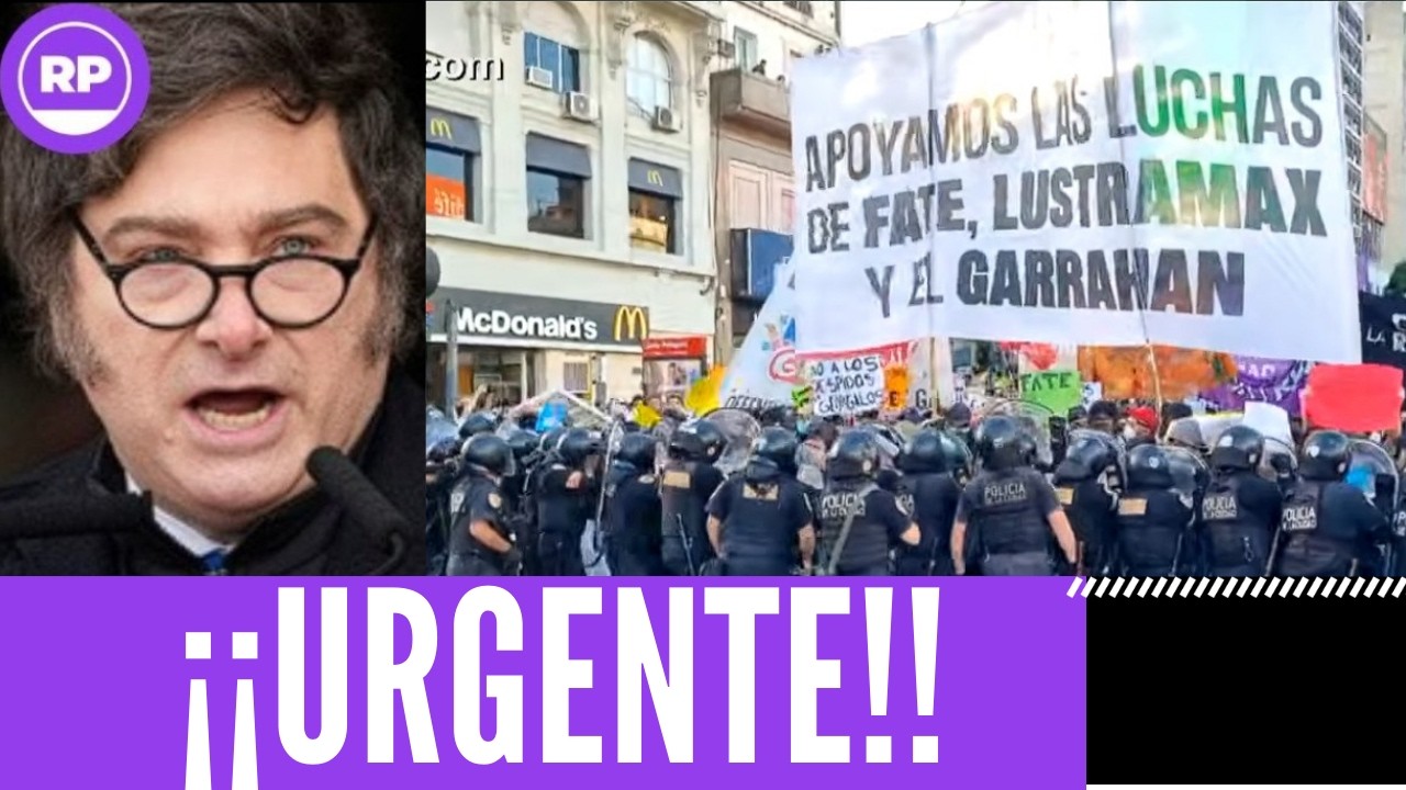 ¡¡ESTO EXPLOTA!! LA CALLE SE HARTÓ Y SALIÓ A MARCHAR CONTRA LA REFORMA LABORAL
