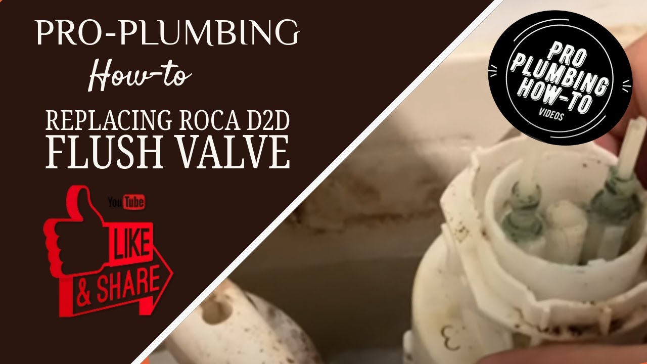 Ремонт/замена сливного клапана Roca D2D в бачке унитаза