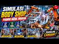 Simulasi Body Shop Pabrik Mobil Modern #carfactory #bodyshop