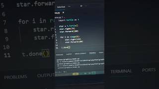start pattern in python 😈 | HTM status 🥰 #viral #hmm #status #trending
