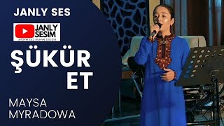 MAYSA MYRADOWA SUKUR ET NEW SONGS VIDEO EDIT JANLY SESIM 2021 Resimi